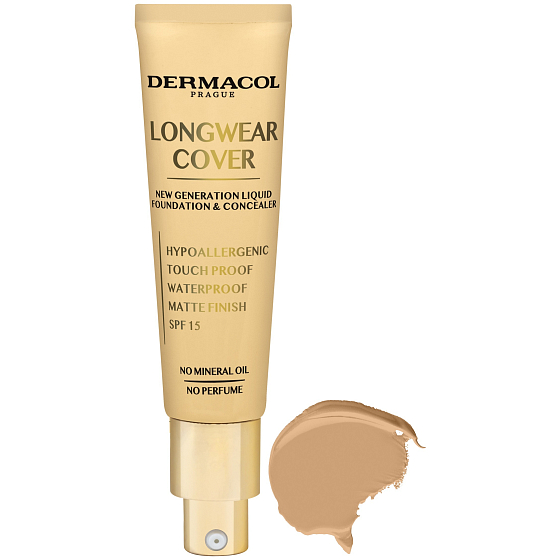 Dermacol Longwear Cover long-lasting foundation 04 Sand 30 ml