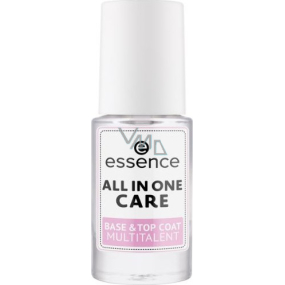Essence All in One Care Base & Top Coat topcoat and base coat for nails 8 ml