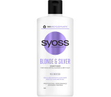 Syoss Blonde & Silver Conditioner for highlights, blonde and grey hair 440 ml