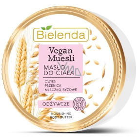 Bielenda Vegan Muesli Wheat + oats + rice milk nourishing body butter 250 ml