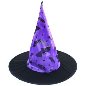 Rappa Halloween Witch hat with bats for children 36 cm