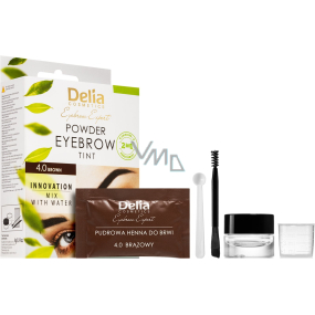 Delia Cosmetics Eyebrow Expert Henna powder eyebrow colour 4.0 brown 4 g