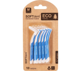 Soft Dent Eco interdental toothbrush curved M 0,6 mm 10 pieces