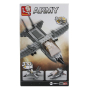 EP Line Sluban Army 3in1 Aircraft kit, 125 pieces, recommended age 6+
