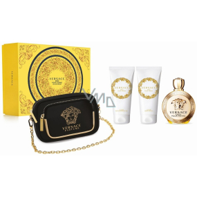 Versace Eros pour Femme Eau de Parfum 100 ml + Body Lotion 100 ml + Shower Gel 100 ml + Handbag, gift set for women