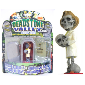 EP Line Deadstone Valley Zombie collectible figure, chemistry teacher Hannah Batiste with her own coffin and tombstone