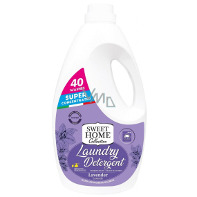 Sweet Home Lavender Laundry Gel for white and coloured clothes 40 doses 2 l