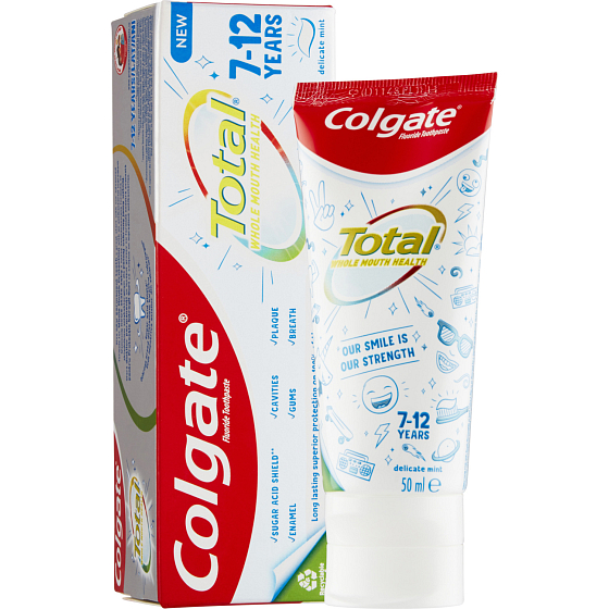 Colgate Toothpaste Total Junior 7-12 years, 50 ml