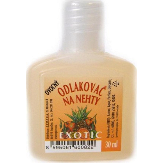 Bione Cosmetics Exotic Nail Polish Remover 30 ml travel pack