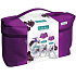 Palmolive Black Orchid shower gel 250 ml + foam 500 ml + liquid soap 300 ml + bag, cosmetic set