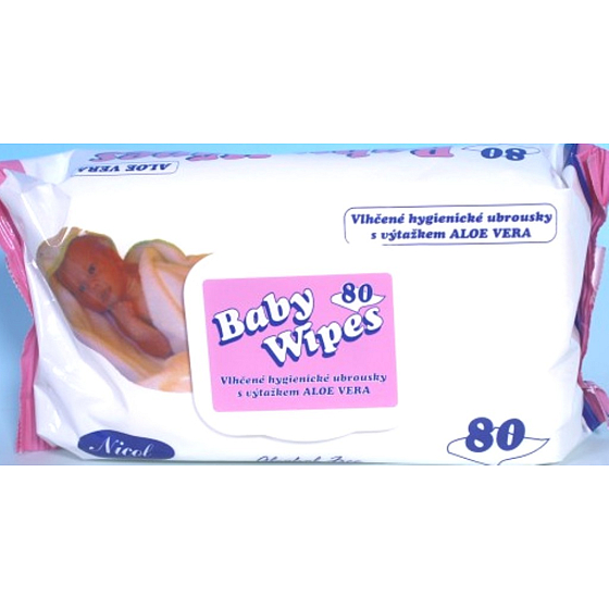 Nicol Aloe Vera Wet wipes for children 80 pieces