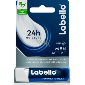 Labello for Men Active Care Lip Balm for Men 4.8 g