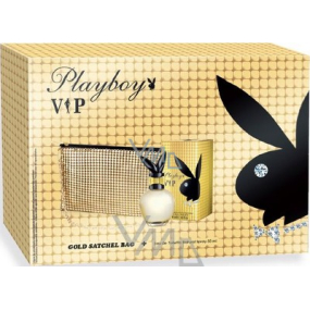 Playboy Vip for Her eau de toilette 30 ml + gold handbag, gift set
