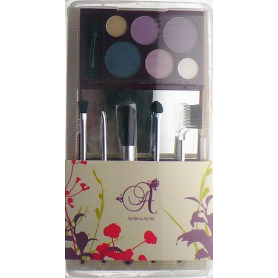 Technic Adorn & Adore Compact Brush Cosmetic Palette 1 Piece, Cosmetic Set