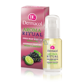 Dermacol Aroma Ritual Grapes with lime Anti-stress body oil 50 ml