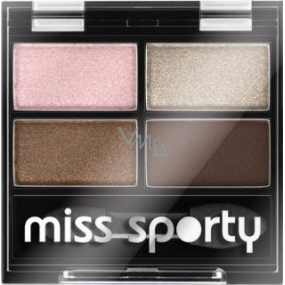 Miss Sports Studio Color Quattro eyeshadow 407 Mysterious Smoky 3.2 g