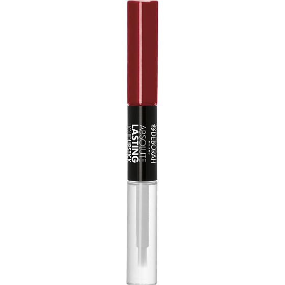 Deborah Milano Absolute Lasting Liquid Lipstick 2in1 Lipstick & Lip Gloss 08 Classic Red 2 x 4 ml