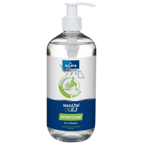 Alpa Sport Star Relax after exercise Sports massage oil with menthol and herbal essential oils 500 ml