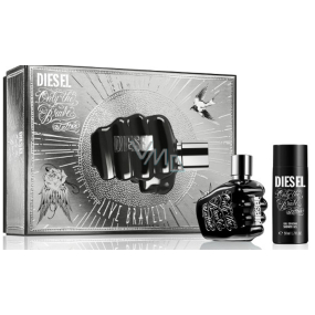 Diesel Only The Brave Tattoo eau de toilette for men 35 ml + shower gel 50 ml, gift set