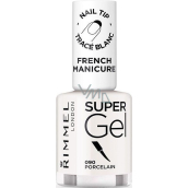 Rimmel London Super Gel French Manicure Nail Polish 090 Porcelain 12 ml