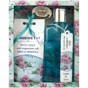 Bohemia Gifts Aqua Minerals Magnesium salt and seaweed extract shower gel 200 ml + bath salt 150 g cosmetic set