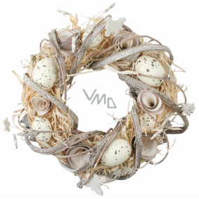 Easter wreath natural 22 cm