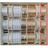 Nekupto Christmas ribbon, gold with motif 25 mm x 2,5 m YM 008 1 piece