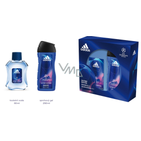 Adidas UEFA Champions League Victory Edition eau de toilette for men 50 ml + shower gel 250 ml, gift set