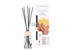 D-Aroma- Orange with Cinnnamon - Orange and Cinnamon aroma diffuser with sticks for 100 ml