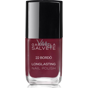Gabriella Salvete Longlasting Enamel long-lasting nail polish with high gloss 22 Bordeaux 11 ml