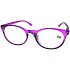Berkeley Reading glasses +2.0 plastic purple, round glass 1 piece MC2171