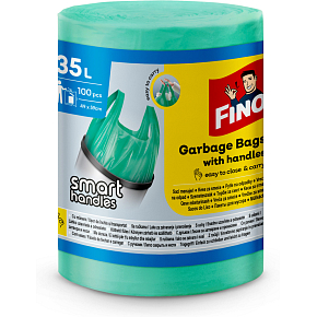 Fino Color trash bags, 35 l, 8µm, 100 pcs