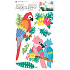 Wall sticker parrots 24 x 42 cm