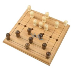 Albi Bamboo Mini Games Mill board game for 2 players