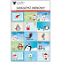 Christmas self-adhesive gift tags Cartoon 20,5 x 31,5 cm 30 pieces