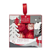 Grace Cole Christmas Candy & Vanilla Sparkling Bath Balls 4 x 50 g, cosmetic set for women