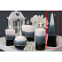 Lima Verona candle black needle 75 x 250 mm 1 piece