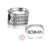 Sterling silver 925 Rome - Colosseum, travel bracelet bead