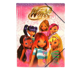 Winx Club Folders with rubber band Pink 370 x 271 x 7 mm