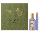 Gucci Flora Gorgeous Magnolia eau de parfum 50 ml + eau de parfum for women 10 ml miniature, gift set for women