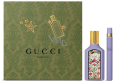 Gucci Flora Gorgeous Magnolia eau de parfum 50 ml + eau de parfum for women 10 ml miniature, gift set for women