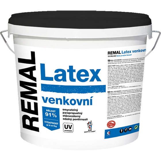 REMAL V2065 latex outdoor, white, 5 kg