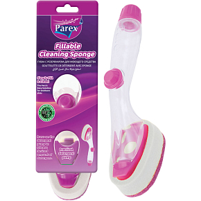 Parex dish sponge with detergent dispenser