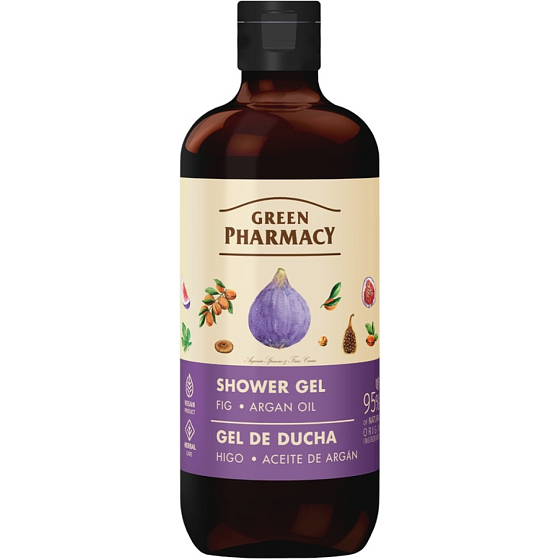 Green Pharmacy Shower Gel Fig and Argan Oil 500 ml