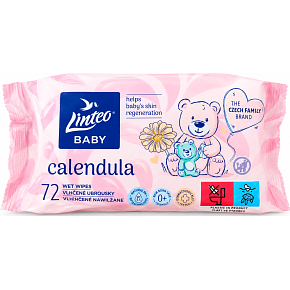 Linteo Baby moist wipes with Marigold, 72 pcs Linteo Baby moist wipes with Marigold, 72 pcs