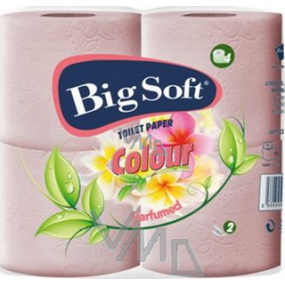 Big Soft Color Perfumed Toilet Paper Pink 2 ply 4 x 200 snippets