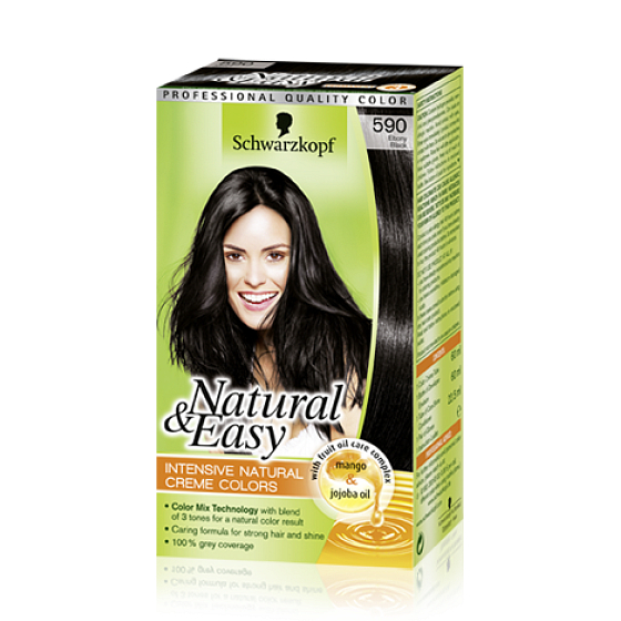 Schwarzkopf Natural & Easy hair color 590 Ebony