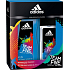 Adidas Team Five perfumed deodorant glass for men 75 ml + shower gel 250 ml, cosmetic set