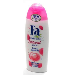 Fa Natural & Soft Rose & Almond Milk shower gel 250 ml
