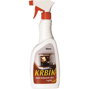 Důbrava Krbík cleaner for fireplace and grill glass, spray, 450 ml